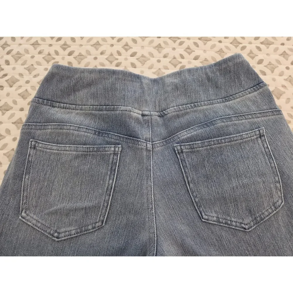 Belle Kim Gravel 10 Med Wash Flexibelle StraightLeg BelleCurve Jean A711572 NWOT